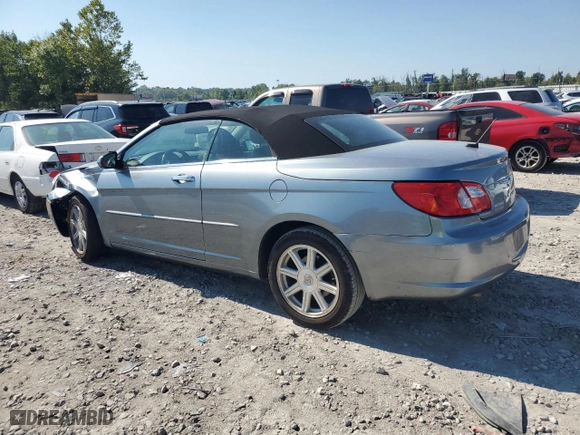 2008 Chrysler Sebring Limited with VIN 1C3LC65M28N243427, listed as a Copart auction lot 70003754 with 70,924 mi miles and Salvage Title. Bid and sale history available at carsss.com. Image 2.