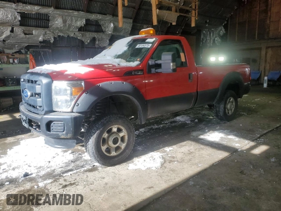 2011 Ford F-350 XL with VIN 1FTRF3B6XBEB58330, listed as a Copart auction lot 46104375 with 125,438 mi miles and Clean title. Bid and sale history available at DreamBid. Image 1.