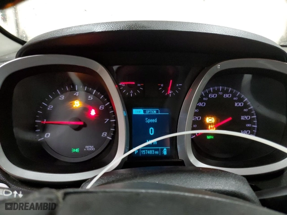 2016 Chevrolet Equinox LT with VIN 2GNALCEK4G6110114, listed as a Copart auction lot 49142935 with 157,483 mi miles and Clean Title. Bid and sale history available at carsss.com. Image 9.