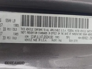 2018 Jeep Cherokee Latitude Plus with VIN 1C4PJLLX7JD524181, listed as a IAAI auction lot 42260205 with Not provided miles and . Bid and sale history available at DreamBid. Image 9.