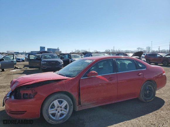 2011 Chevrolet Impala LS Fleet with VIN 2G1WF5EK5B1258434, listed as a Copart auction lot 45314725 with NaN miles and Salvage Title. Bid and sale history available at carsss.com. Image 1.