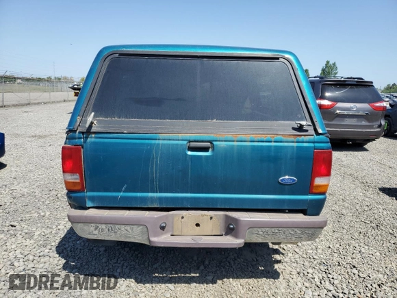 1997 Ford Ranger XL with VIN 1FTCR14A7VPB26334, listed as a Copart auction lot 55489345 with 230,433 mi miles and Clean Title. Bid and sale history available at carsss.com. Image 6.