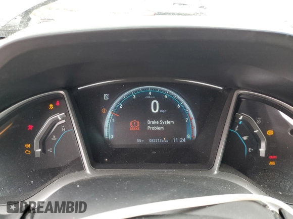 2016 Honda Civic EX with VIN 19XFC2F73GE091722, listed as a Copart auction lot 51637745 with 83,712 mi miles and Salvage Title. Bid and sale history available at DreamBid. Image 9.