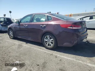 2018 Kia Optima S with VIN 5XXGT4L34JG218736, listed as a Copart auction lot 61261085 with 71,982 mi miles and Salvage title. Bid and sale history available at DreamBid. Image 2.