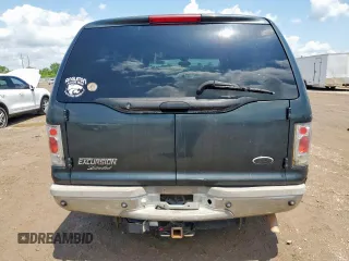 2000 Ford Excursion Limited z VIN 1FMNU42L0YED60100, wystawiony jako Copart lot #58760345 z przebiegiem 239 477 mil mil oraz Szkoda całkowita • Salvage title. Historia ofert i sprzedaży dostępna na DreamBid. Obrazek 6.