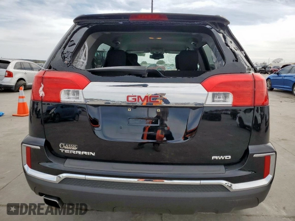 2016 GMC Terrain SLE with VIN 2GKFLTEK9G6353744, listed as a Copart auction lot 48986995 with 49,778 mi miles and Salvage Title. Bid and sale history available at carsss.com. Image 6.