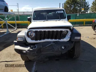 2024 Jeep Wrangler Sport S with VIN 1C4PJXAG1RW349260, listed as a Copart auction lot 60270065 with 5,575 mi miles and Salvage title. Bid and sale history available at DreamBid. Image 5.