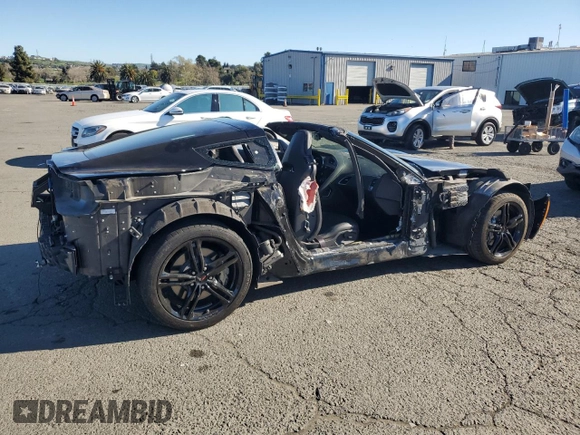 2017 Chevrolet Corvette 1LT with VIN 1G1YA2D77H5106147, listed as a Copart auction lot 49420855 with 62,235 mi miles and Salvage Title. Bid and sale history available at carsss.com. Image 3.