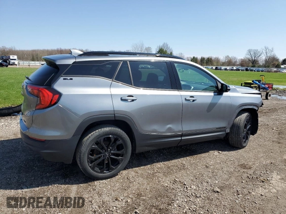 2019 GMC Terrain SLE with VIN 3GKALTEVXKL260398, listed as a Copart auction lot 51758495 with 72,949 mi miles and Salvage Title. Bid and sale history available at carsss.com. Image 3.