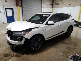 2022 Acura RDX w/A-Spec Package with VIN 5J8TC2H67NL016678, listed as a Copart auction lot 43803575 with 57,478 mi miles and Salvage Title. Bid and sale history available at carsss.com. Image 1.
