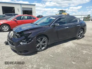 2014 Nissan Maxima S with VIN 1N4AA5AP6EC439077, listed as a Copart auction lot 55725395 with 224,913 mi miles and Non repairable. Bid and sale history available at DreamBid. Image 1.