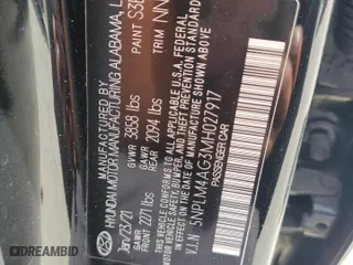 2021 Hyundai Elantra SEL with VIN 5NPLM4AG3MH027917, listed as a Copart auction lot 45076935 with 87,318 mi miles and Non Repairable. Bid and sale history available at carsss.com. Image 15.