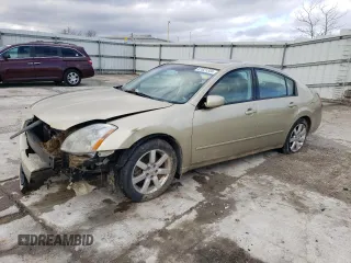 2004 Nissan Maxima SL with VIN 1N4BA41E04C882336, listed as a Copart auction lot 87021334 with 52,169 mi miles and Salvage Title. Bid and sale history available at carsss.com. Image 1.