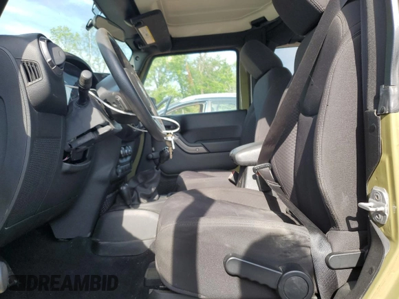 2013 Jeep Wrangler Sport with VIN 1C4AJWAG3DL569588, listed as a Copart auction lot 55826505 with 24,345 mi miles and Salvage title. Bid and sale history available at DreamBid. Image 7.