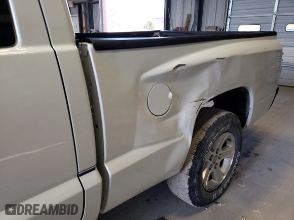 2011 Ram Dakota Bighorn/Lonestar with VIN 1D7RE3BK6BS610894, listed as a Copart auction lot 58214800 with 160,254 mi miles and Salvage Title. Bid and sale history available at carsss.com. Image 9.