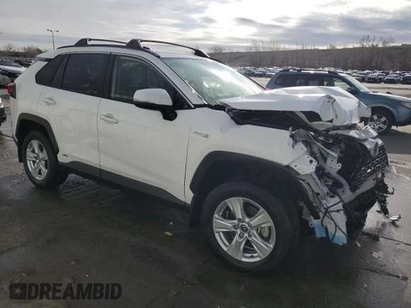 2021 Toyota RAV4 Hybrid XLE with VIN JTMRWRFV2MD125397, listed as a Copart auction lot 51694095 with 23,429 mi miles and Salvage Title. Bid and sale history available at carsss.com. Image 4.