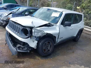 2017 Jeep Renegade Sport with VIN ZACCJAAB1HPE49242, listed as a IAAI auction lot 41737402 with 95,418 mi miles and . Bid and sale history available at DreamBid. Image 19.