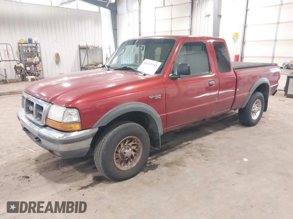 1998 Ford Ranger XL with VIN 1FTZR15U5WPB59501, listed as a IAAI auction lot 41232757 with 145,690 mi miles. Bid and sale history available at carsss.com. Image 2.