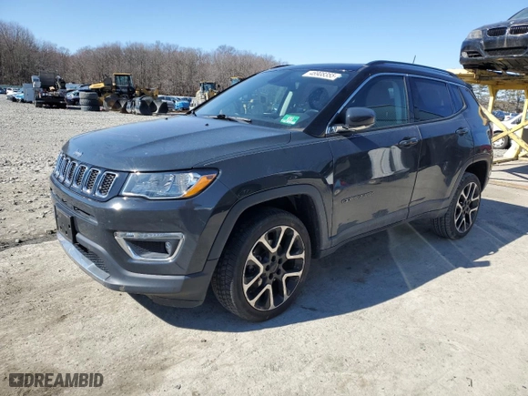 2018 Jeep Compass Limited with VIN 3C4NJDCB9JT492782, listed as a Copart auction lot 46908355 with 80,571 mi miles and Salvage Title. Bid and sale history available at carsss.com. Image 1.