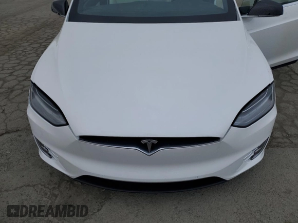 2019 Tesla Model X 75D with VIN 5YJXCAE21KF160589, listed as a Copart auction lot 50985585 with 31,273 mi miles and Salvage Title. Bid and sale history available at carsss.com. Image 12.