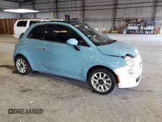 2017 FIAT 500 Pop with VIN 3C3CFFLR7HT542417, listed as a Copart auction lot 64205895 with 59,482 mi miles and Clean title. Bid and sale history available at DreamBid. Image 4.