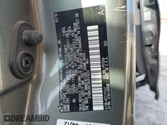 2011 Toyota Sienna LE AAS with VIN 5TDKK3DC2BS013633, listed as a Copart auction lot 88878725 with 279,557 mi miles and Salvage Title. Bid and sale history available at carsss.com. Image 13.