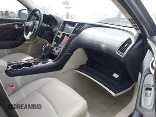 2018 Infiniti Q50 3.0t LUXE with VIN JN1EV7AP9JM352079, listed as a IAAI auction lot 42030404 with 62,550 mi miles. Bid and sale history available at carsss.com. Image 5.