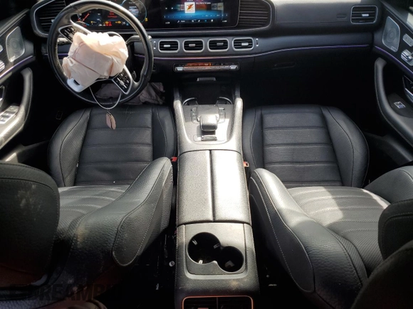 2021 Mercedes-Benz GLS 450 with VIN 4JGFF5KE8MA375869, listed as a Copart auction lot 61446704 with 58,763 mi miles and Salvage Title. Bid and sale history available at DreamBid. Image 8.