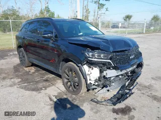 2023 Kia Sorento X-Line SX Prestige with VIN 5XYRKDLF2PG245301, listed as a IAAI auction lot 41667117 with 9,373 mi miles. Bid and sale history available at carsss.com. Image 1.