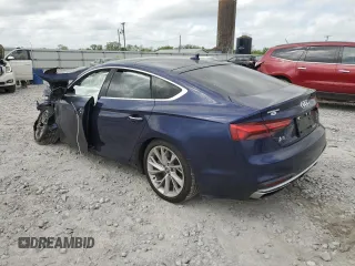 2020 Audi A5 Sportback Premium с VIN WAUANCF53LA005151, выставлен на аукционе Copart как лот 52907025 с пробегом Не указан миль и Списание • Salvage title. История ставок и продаж доступна на DreamBid. Изображение 2.