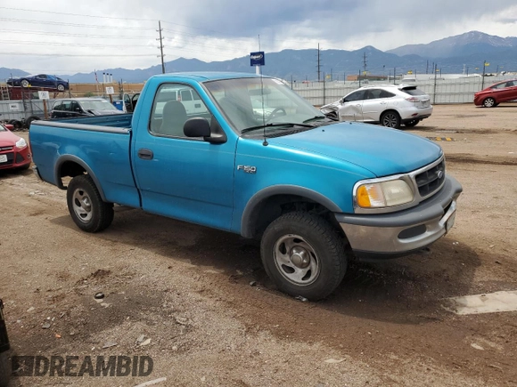 1997 Ford F-150 z VIN 1FTDF1829VKA55991, wystawiony jako Copart lot #59338705 z przebiegiem 160 202 mil mil oraz Czysty tytuł • Clean title. Historia ofert i sprzedaży dostępna na DreamBid. Obrazek 4.