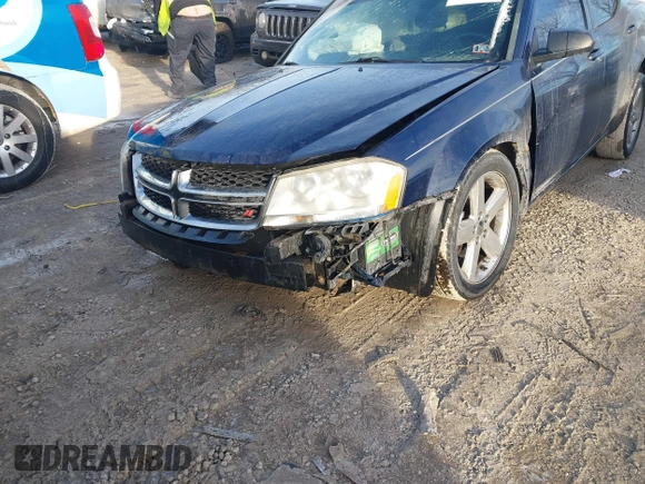 2013 Dodge Avenger SE with VIN 1C3CDZAB1DN665198, listed as a IAAI auction lot 41452523 with 144,249 mi miles. Bid and sale history available at carsss.com. Image 6.