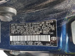 2013 Toyota Prius One z VIN JTDKN3DU0D1645384, wystawiony jako IAAI lot #42412550 z przebiegiem 159 012 mil mil oraz . Historia ofert i sprzedaży dostępna na DreamBid. Obrazek 9.