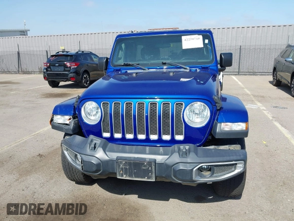 2018 Jeep Wrangler Unlimited Sahara z VIN 1C4HJXEG2JW211116, wystawiony jako IAAI lot #42250718 z przebiegiem 67 771 mil mil oraz . Historia ofert i sprzedaży dostępna na DreamBid. Obrazek 12.