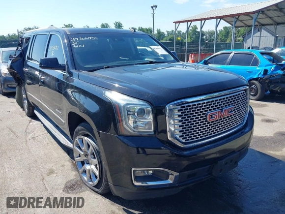 2015 GMC Yukon XL Denali with VIN 1GKS2JKJ9FR244754, listed as a IAAI auction lot 39706952 with 94,917 mi miles. Bid and sale history available at carsss.com. Image 1.