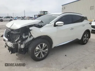 2022 Nissan Murano SV z VIN 5N1AZ2BJ2NC118726, wystawiony jako Copart lot #49034045 z przebiegiem 35 575 mil mil oraz Szkoda całkowita • Salvage title. Historia ofert i sprzedaży dostępna na DreamBid. Obrazek 1.
