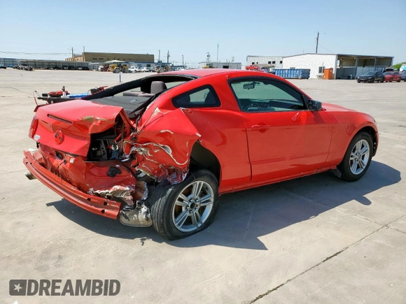2011 Ford Mustang V6 with VIN 1ZVBP8AM4B5165105, listed as a Copart auction lot 52209855 with 202,568 mi miles and Salvage Title. Bid and sale history available at carsss.com. Image 3.