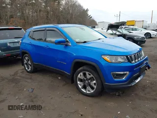 2021 Jeep Compass Limited with VIN 3C4NJDCB5MT515141, listed as a IAAI auction lot 41691011 with 82,825 mi miles and . Bid and sale history available at carsss.com. Image 1.