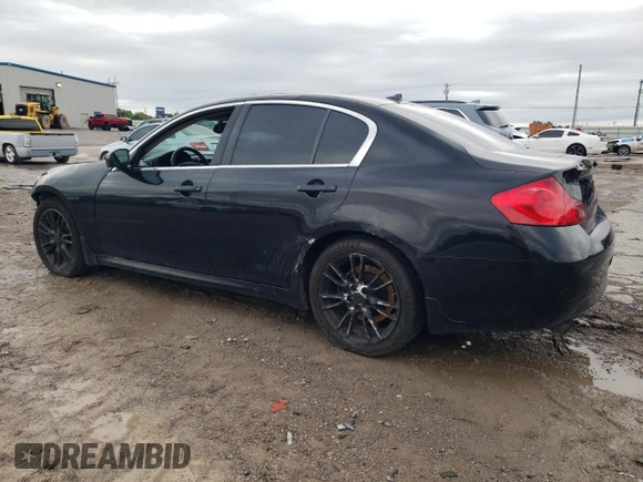2008 Infiniti G35 Journey with VIN JNKBV61E68M219832, listed as a Copart auction lot 59196895 with Not provided miles and Salvage title. Bid and sale history available at DreamBid. Image 2.
