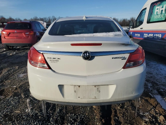 2011 Buick Regal CXL RL2 with VIN W04GP5EC6B1007133, listed as a Copart auction lot 85825334 with 217,408 mi miles and Clean Title. Bid and sale history available at carsss.com. Image 6.