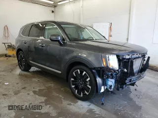 2024 Kia Telluride SX X-Line with VIN 5XYP5DGC8RG419163, listed as a Copart auction lot 48467455 with 31,089 mi miles and Salvage Title. Bid and sale history available at carsss.com. Image 4.