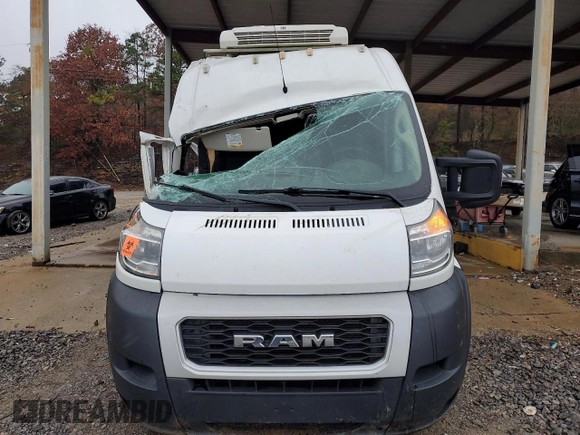 2020 Ram ProMaster Cargo with VIN 3C6TRVDG8LE119134, listed as a Copart auction lot 84068744 with 99,282 mi miles and Salvage Title. Bid and sale history available at carsss.com. Image 5.