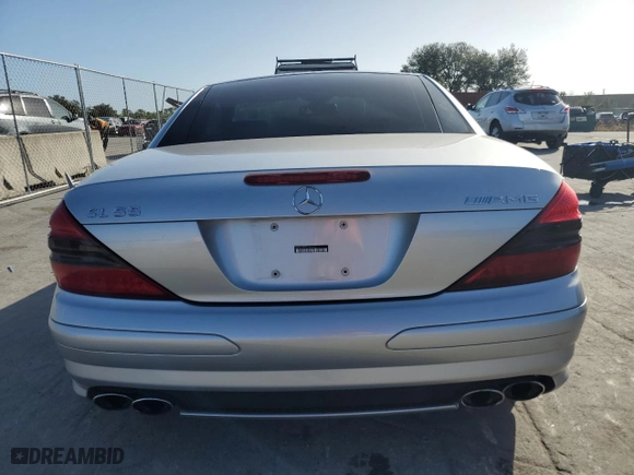 2005 Mercedes-Benz SL-Class 5.5L AMG with VIN WDBSK74F95F099933, listed as a Copart auction lot 78612044 with 0 mi miles and Salvage Title. Bid and sale history available at carsss.com. Image 6.