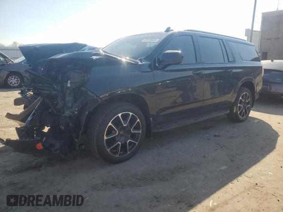 2023 Chevrolet Suburban RST with VIN 1GNSKEKD4PR226099, listed as a Copart auction lot 43629605 with 62,070 mi miles and Salvage Title. Bid and sale history available at carsss.com. Image 1.
