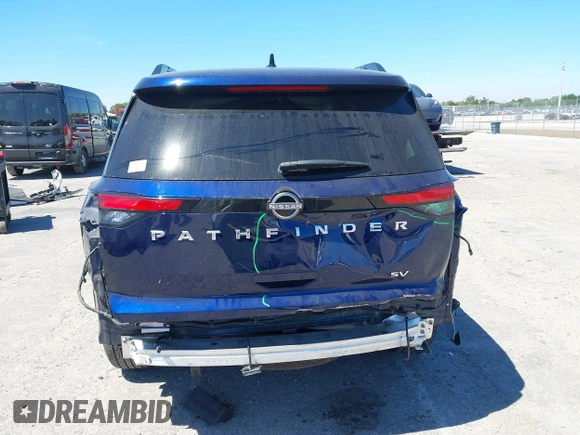 2022 Nissan Pathfinder SV with VIN 5N1DR3BAXNC239233, listed as a IAAI auction lot 41858513 with 32,632 mi miles and . Bid and sale history available at DreamBid. Image 20.