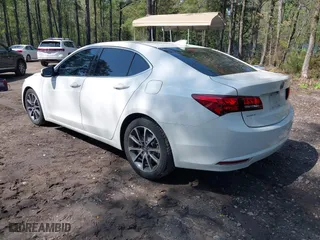 2015 Acura TLX V6 Tech with VIN 19UUB2F55FA012062, listed as a IAAI auction lot 41988475 with 187,002 mi miles. Bid and sale history available at carsss.com. Image 3.