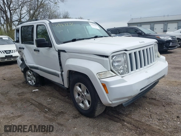 2012 Jeep Liberty Sport with VIN 1C4PJMAKXCW100451, listed as a IAAI auction lot 41987230 with 83,904 mi miles and . Bid and sale history available at DreamBid. Image 1.