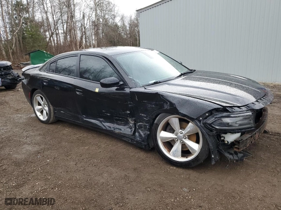 2016 Dodge Charger Road/Track with VIN 2C3CDXCTXGH306715, listed as a Copart auction lot 81075834 with 214,918 mi miles and Salvage Title. Bid and sale history available at carsss.com. Image 4.