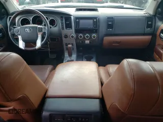 2016 Toyota Sequoia Platinum with VIN 5TDDY5G17GS134727, listed as a Copart auction lot 74923434 with 98,851 mi miles and Salvage Title. Bid and sale history available at carsss.com. Image 8.