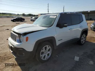 2016 Jeep Renegade Limited с VIN ZACCJBDT8GPD10203, выставлен на аукционе Copart как лот 61679465 с пробегом 161 364 миль миль и Списание • Salvage title. История ставок и продаж доступна на DreamBid. Изображение 1.